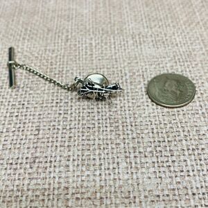 Swank Silver Vintage Chariot Horse‎ Driver Tie Pin